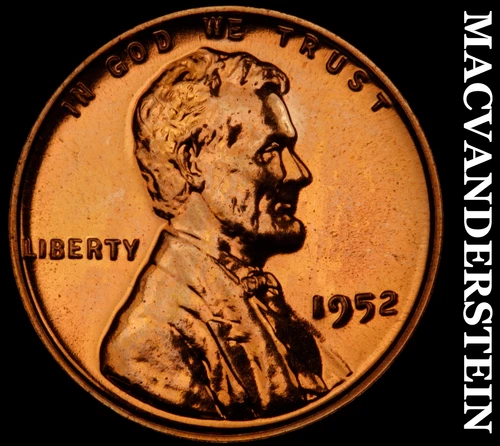 1952 Lincoln Wheat Cent- Choice Gem Proof Luster No Reserve #i8189