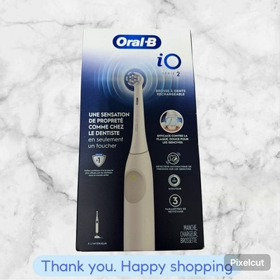 Oral-B iO Series 2 Rechargeable Electric Powered Toothbrush WHITE NEW SEALED