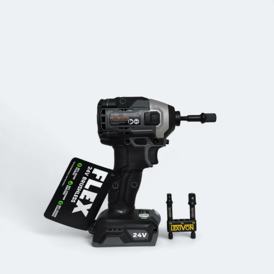 FLEX 24V 1/4in Quick Eject Hex Impact Driver, 2,500 In-Lbs Torque, FX1371A 🔥 - Image 4 of 4