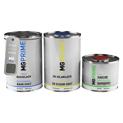Autolack Dose Set für GMC WA208C Medium Dark Lichen Metallic spritzfertig 2,5L