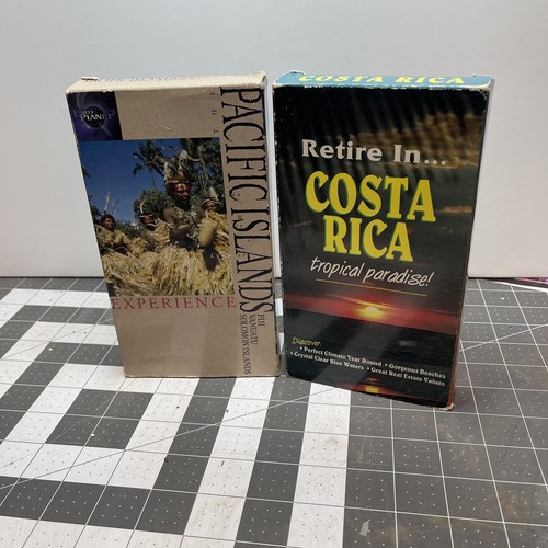 Vintage VHS Vacation Promo Tapes.