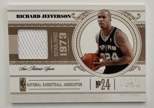 Richard Jefferson #89 2010 Panini National Treasures card