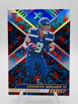 Kenneth Walker III 2022 Panini XR Elusive X SSP Rookie Card Case Hit SEAHAWKS