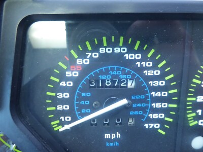 1988 Kawasaki ZX750 F Ninja K782) speedo tach fuel temp gauge