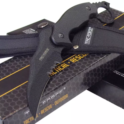 Tac-Force Karambit Fixed Blade Knife - 9 1/4" Ov Tactical Military Combat Sheath