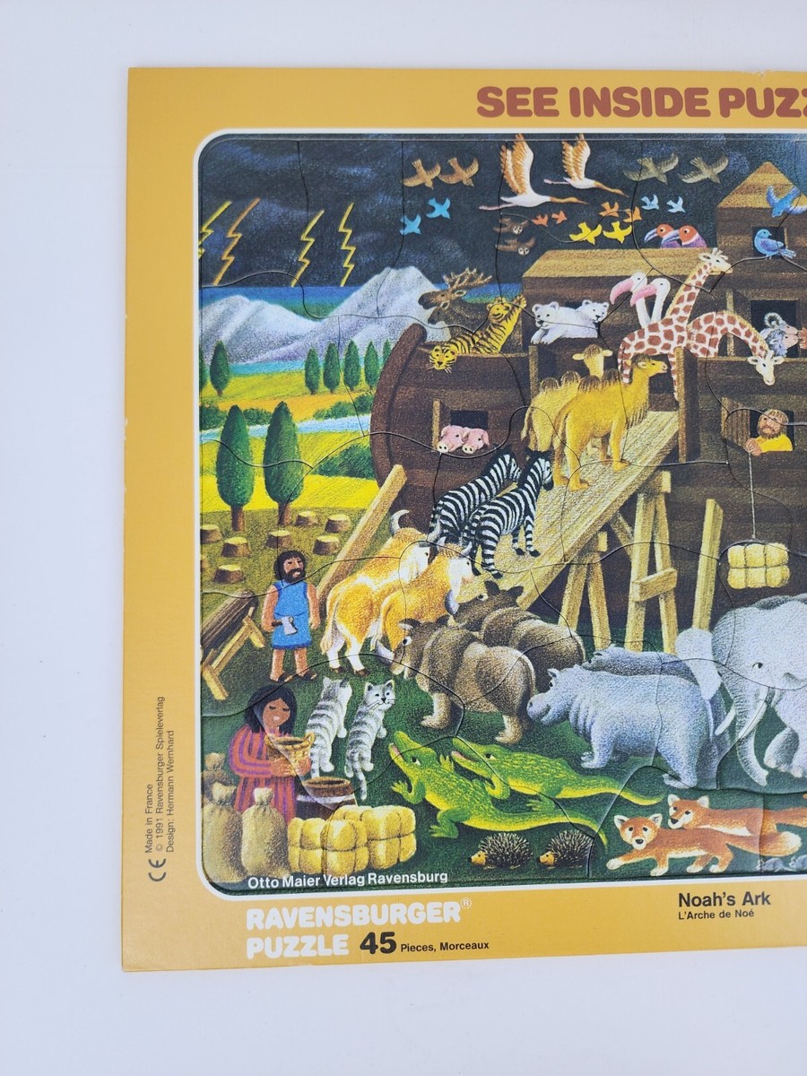 Ravensburger Puzzle Noah's Ark Vintage 1991, Otto Maier Verlag