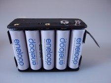 Roland V-Akkordeon - 12V Akku-Pack für Roland FR3x + FR4X mit 10 Akkus 2000mAh