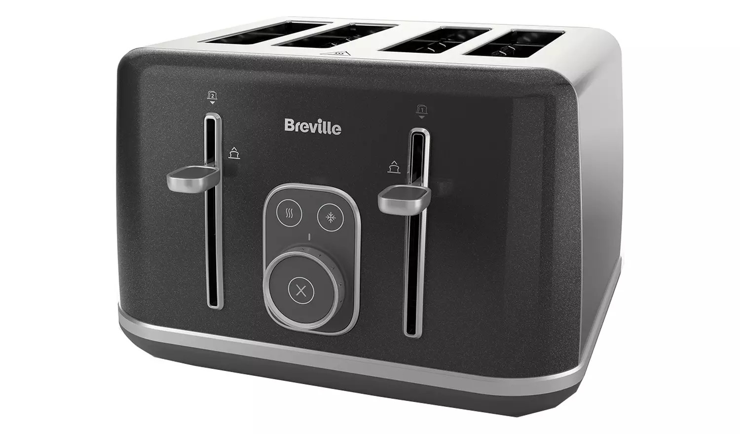 Breville Aura Shimmer Grey 4 Slice Toaster VTR020