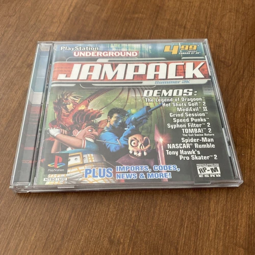 PlayStation Underground Jampack: Winter '99 (Sony PlayStation 1, 1999)"""RARE"""