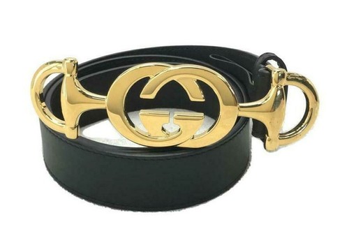 GUCCI 550122 Gold Interlocking G Logo 