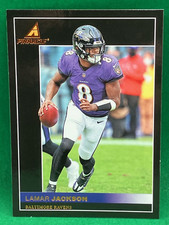 2021 NFL CHRONICLES PINNACLE LAMAR JACKSON RAVENS CARD #8