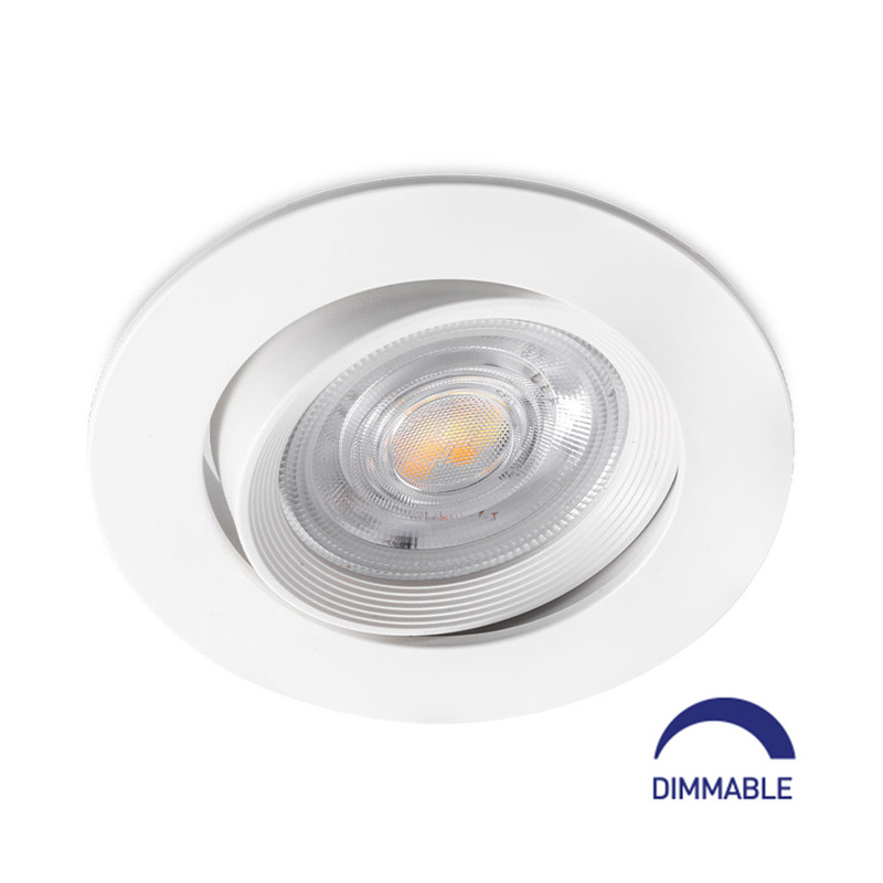 Spot encastrable LED blanc 7W fini les erreurs de couleur de lumière chez vous