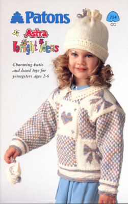 Patons ''Astra Bright Ideas'' Designs for Kids Ages 2-6, 734CC NOS