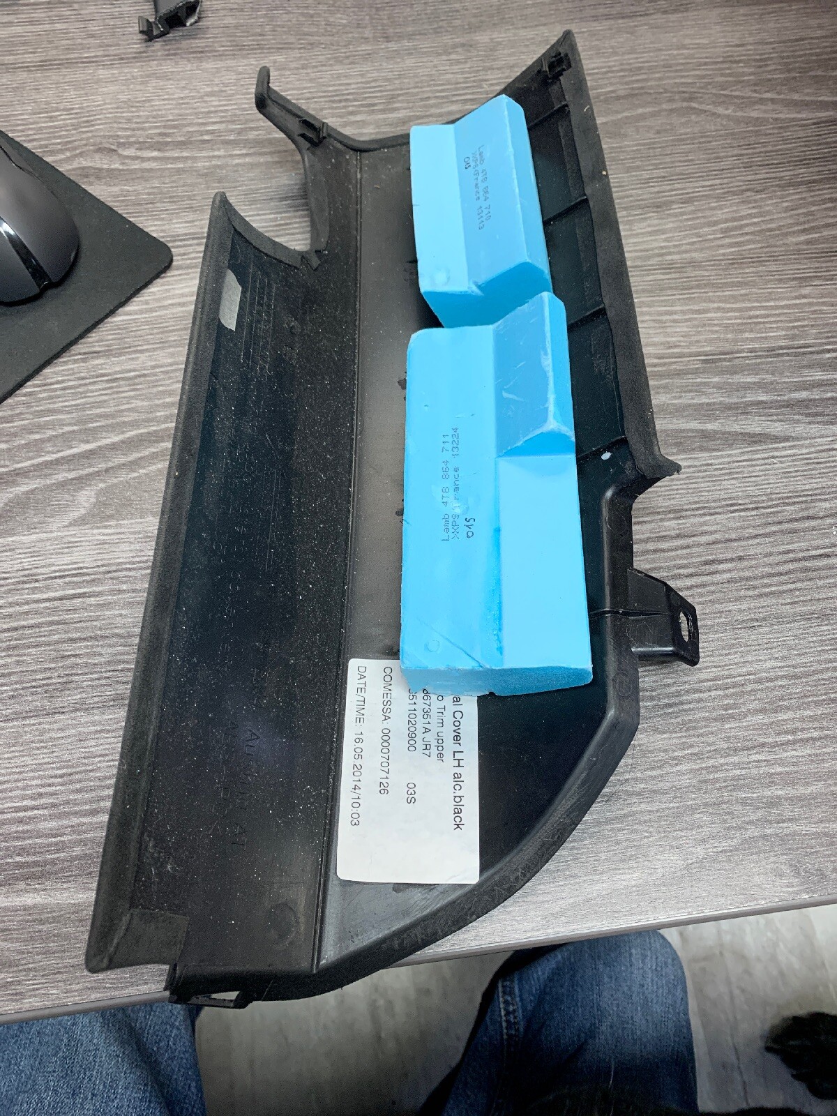 lamborghini huracan Ledft Driver Side Interior Pillar Panel Trim A Pillar 