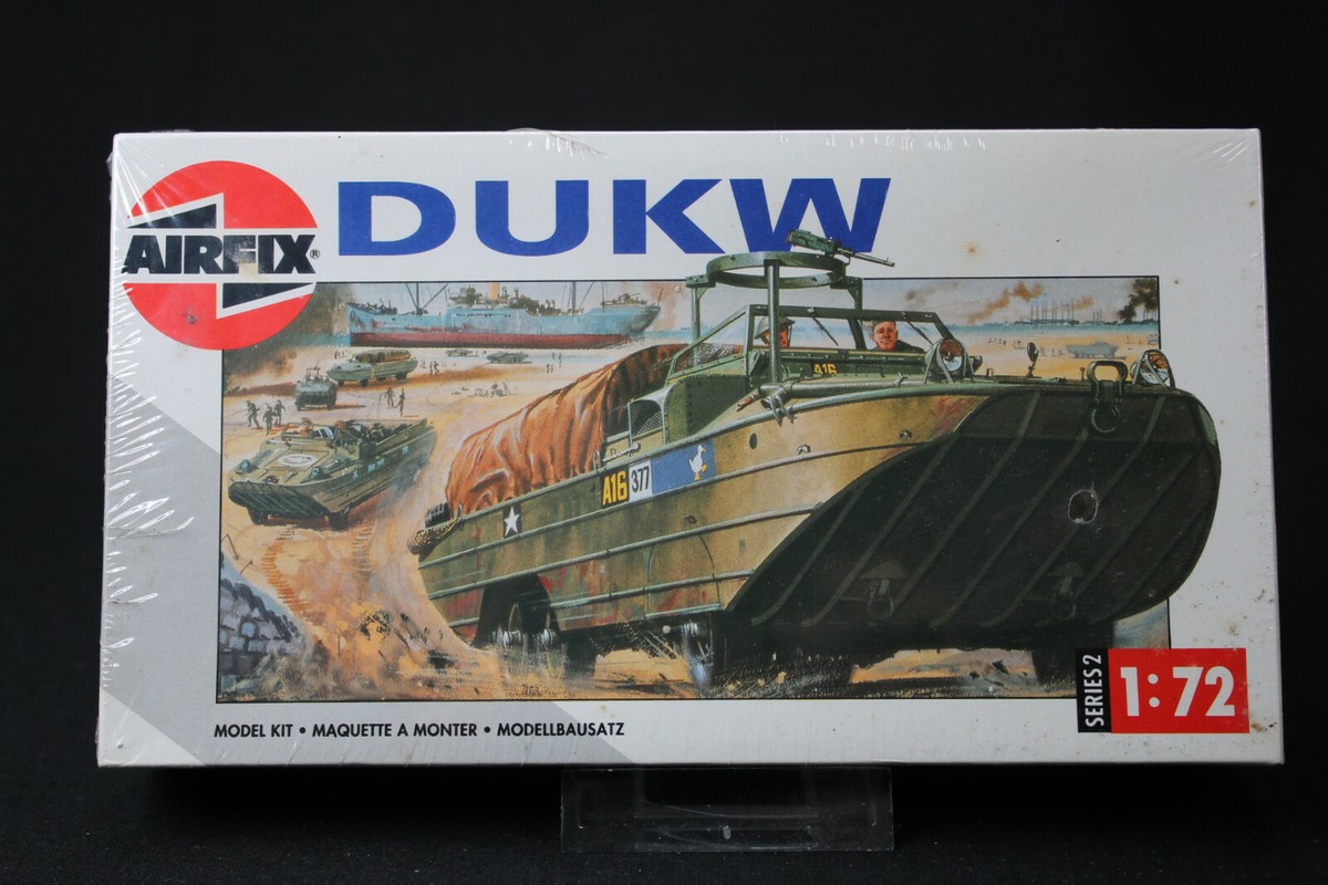 Maquette Airfix 1/72 DUKW (véhicule Amphibie) - Réf. 02316, édition 1993, Comme Neuf Sous Blister