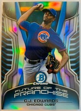2014 Bowman Chrome C.J. Edwards Mini Refractor “Future of the Franchise” Mint+