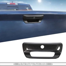 Exterior Back Door Handle Cover Decor Tailgate Trim for Dodge Ram 1500 2018-21