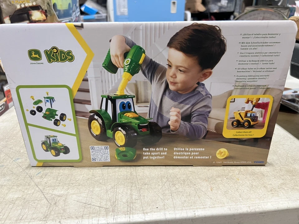 John Deere Build-a-Johnny Tractor Toy - Kids 18 Mo Up - Toy Drill - Brand New! - Image 3 of 3