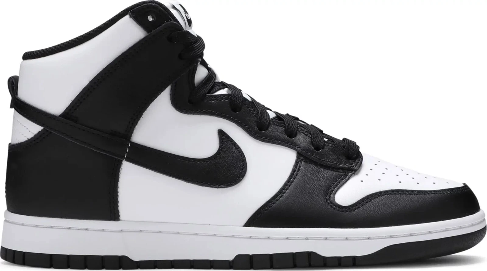Nike Dunk High Retro Panda bianco nero arancione totale UK 7 US 8
