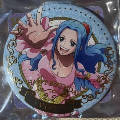 ONE PIECE Can Badge Nefertari Vivi birthday | eBay