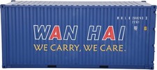 1:20 WAN HAI Shipping Container Model Abs Resin Wood Toy Home Decoration Gift