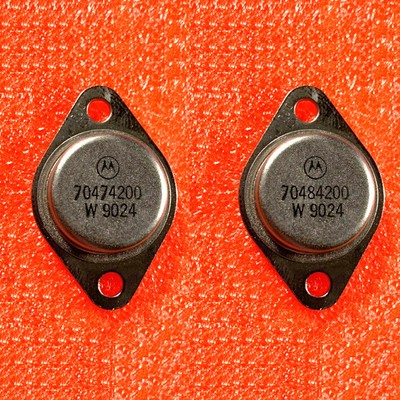 1pairs (2PCS) AUDIO POWER AMPLIFIER TRANSISTOR   TO-3 70474200+70484200 #WD1