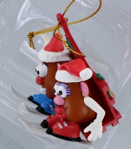 Hasbro Christmas Ornament MR. & MRS. POTATO HEAD Ski Basic Fun Retired NIB 2005 - Picture 3 of 8