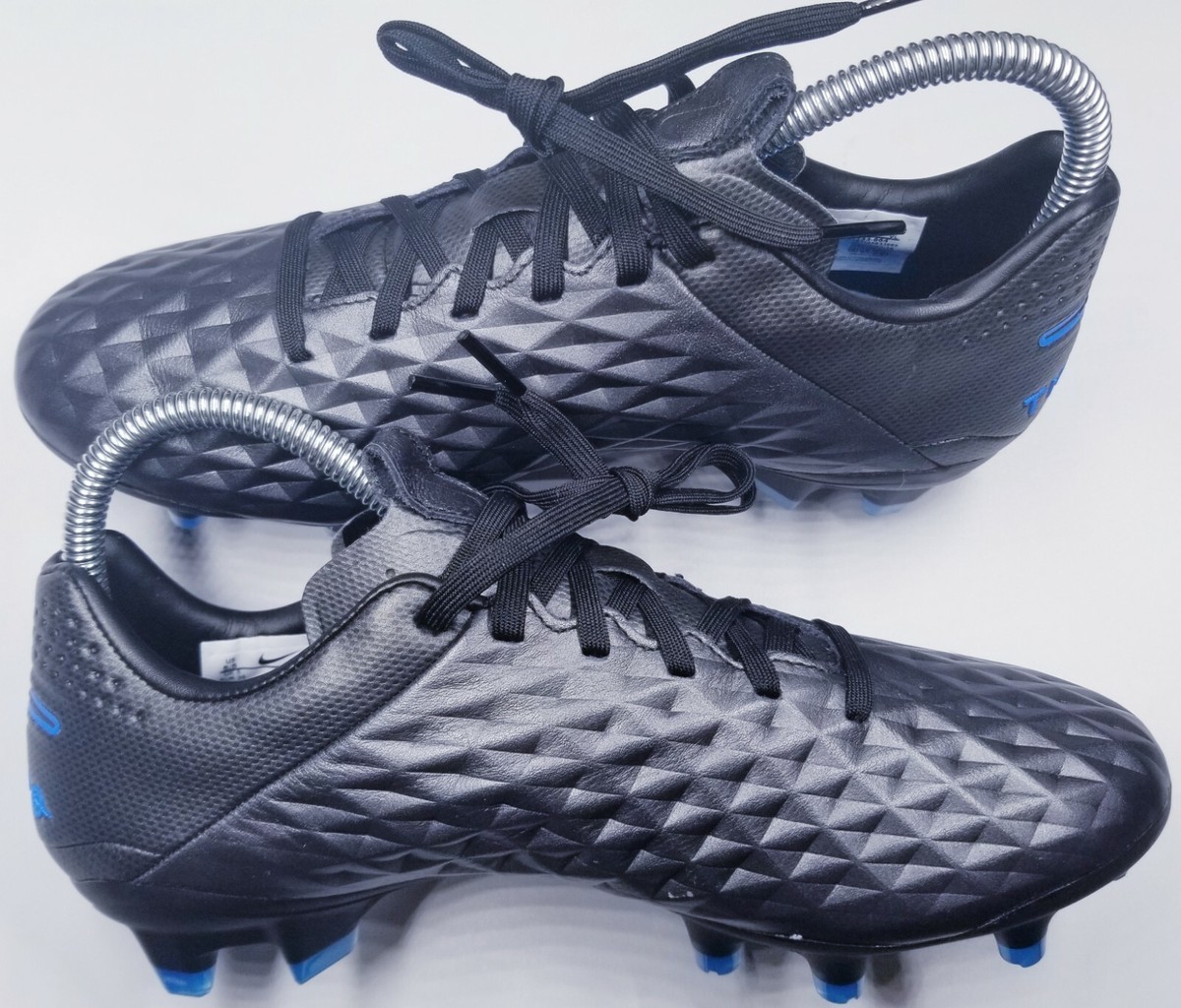 Nike Tiempo Legend 8 Pro FG Men's Soccer Cleats Black/Blue AT6133