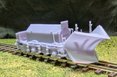 OO9 / 009 / 1:76 / 4mm Schmalspur Beilhack ''Minihack'' Schneepflug