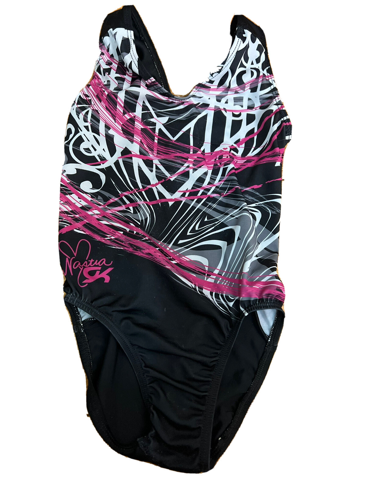 Nastia Liukin GK gymnastics/dance leotard Size CM Gem