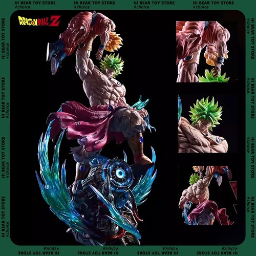 Dragon Ball Anime Figure Broli Vs Goku 28 cm Broly Statuina PVC Gk Statua Modello - Foto 18 di 24