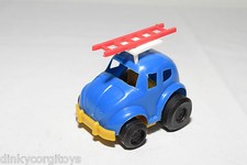PLASTIC VW VOLKSWAGEN BEETLE KAFER BLUE WITH LADDER EXCELLENT FRICTION