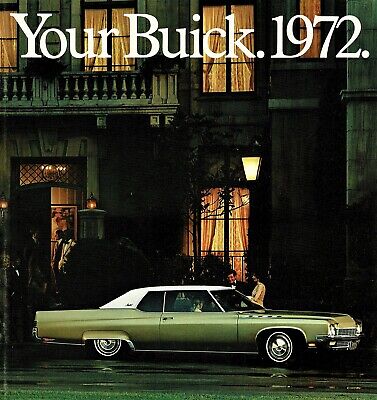 1972 Buick Riviera Electra LeSabre GS Skylark Centurion Large Version Brochure