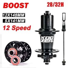 Mozzi Bici Mtb 28/32 Fori K7 Cubo Mozzo Posteriore Rumoroso BOOST per 8 9 10 11 12 Velocità