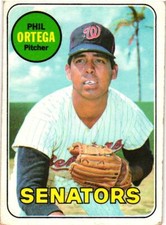 1969 Topps #406 Phil Ortega