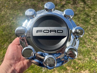 FORD F-250 SD OEM WHEEL CENTER CAP CHROME HC3C-1A096-KD 2017-2024 2 1/2'' HEIGHT
