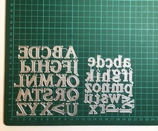 52pcs Complete Uppercase & Lowercase Alphabet Die Set - Brand New