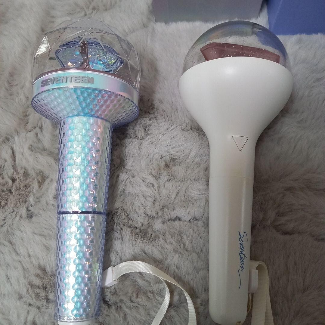 SEVENTEEN Official Pen Light Stick Ver.1 Ver.2 Set Concert K-POP 
