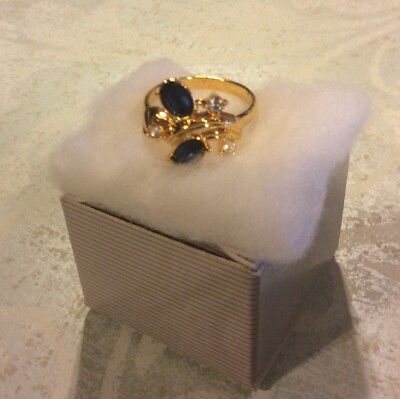 Avon Vintage Dazzling Facets Ring Size 8 New