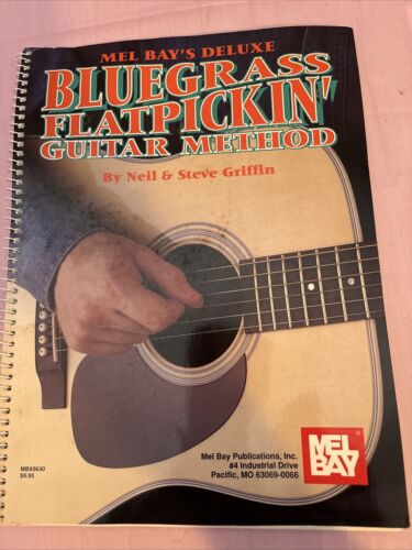 Deluxe Bluegrass Flatpicking-Gitarrenmethode von Steve Griffin - spiralgebunden
