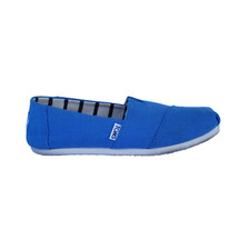 Toms Shoes Youth Classic size 4.5 Blue Slip-On
