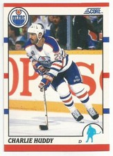 CHARLIE HUDDY 1990-91 SCORE CARD NEAR MINT+ CONDITION