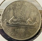 1979 Canadian $1.00 Nickel Dollar Voyageur Nice Circulated.