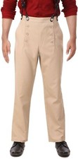 Pants Steampunk Gothic Victorian Cosplay Costume Architect Men's Trousers