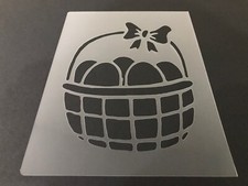 Easter 12 Stencil 10mm or 7mm Thick, Crafts, Bunny, Eggs, Basket, Jelly Bean