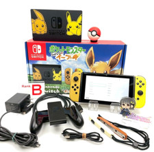 Nintendo Switch HAC-001 Console Let's Go! Eevee Edition B Rank 1Day Ship 9121