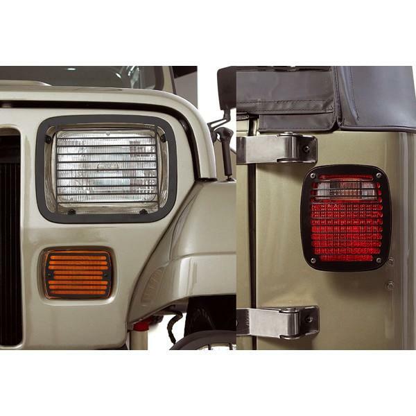 Kit Stone Guard Jeep Wrangler YJ 1987-1995 en acier noir haute durabilité