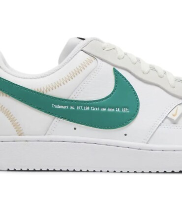 Nike Court Vision Low Premium \'First Use - White Green Noise\' DJ2001-100 Size 12 Nike Court Vision Low Premium  main image 2