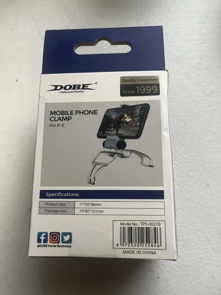 PS5 Controller Phone Clip Holder Clamp Mount Bracket for Sony PlayStation 5 PS5 - Image 4 of 4