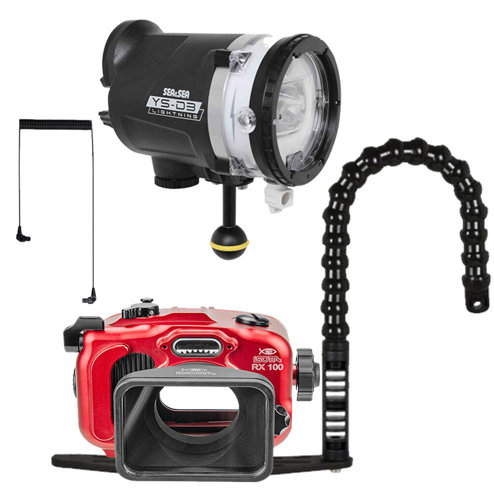 Isotta FRX100VII Underwater Housing for Sony RX100 VII w/YS-D3 II